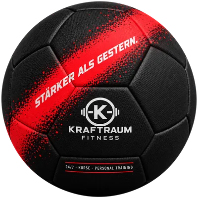Ball im Firmendesign