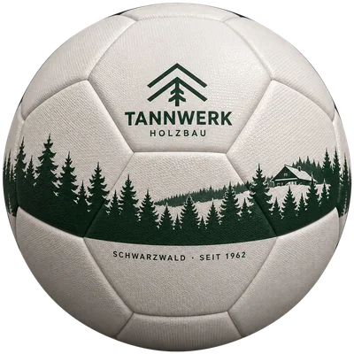 Beispiel-Design Fußball: Holzbau