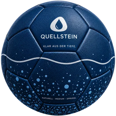 Beispiel-Design Fußball: Mineralwasser