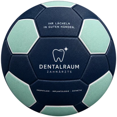 Beispiel-Design Fußball: Zahnarztpraxis