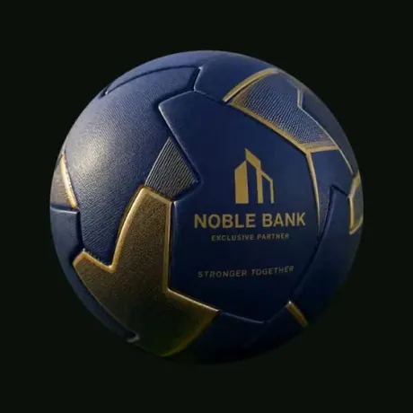 Balón de fútbol personalizado — Banca privada