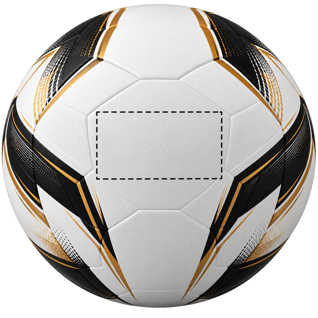Balón con la zona de impresión del logo del patrocinador